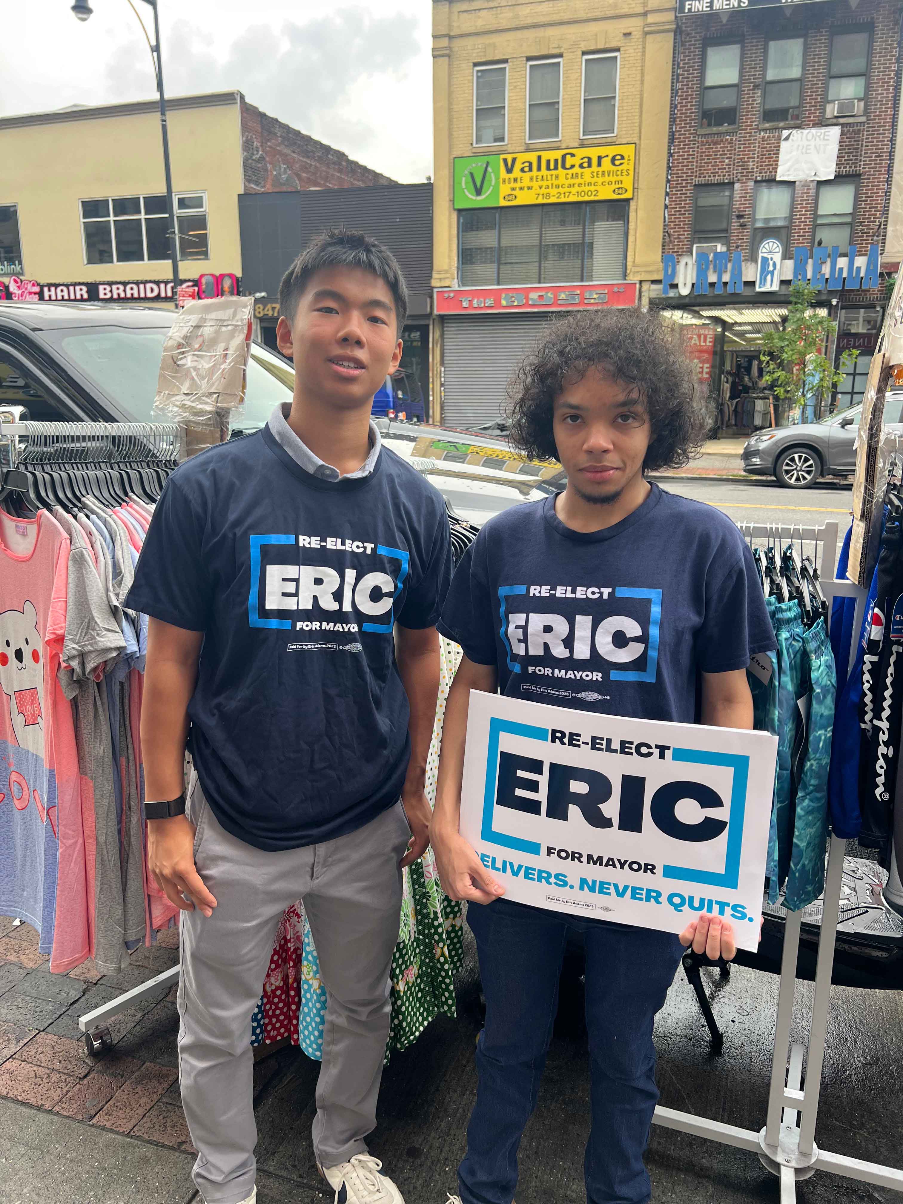 Ryan volunteering with NY City Council Woman Julie Menin’s team in October, 2024 in NYC to promote Early Voting